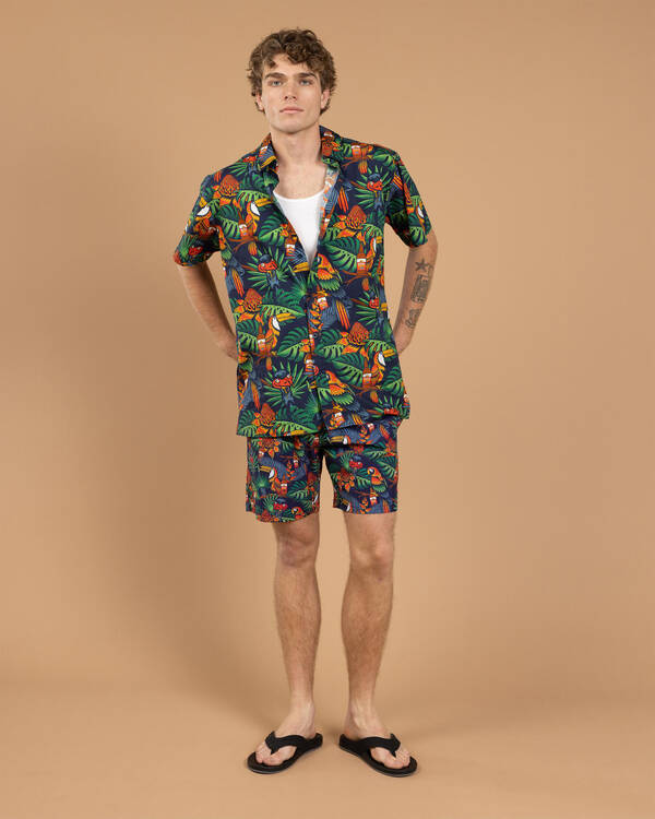 Chooked Out Beach Shorts