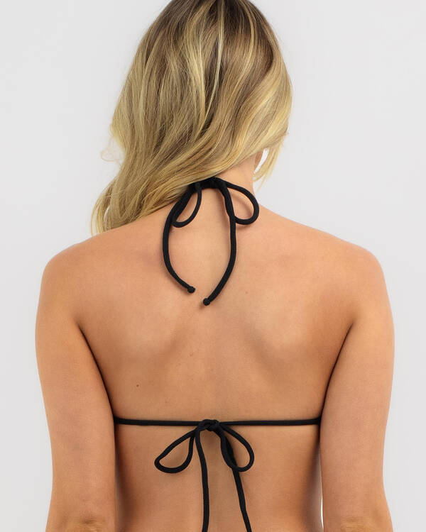 Rose Triangle Bikini Top