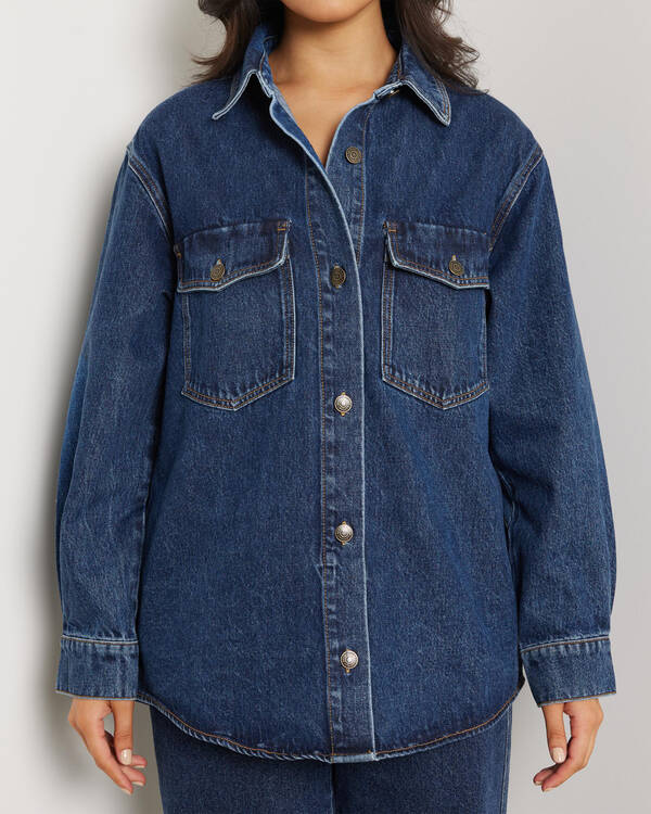 Oversized Denim Shacket