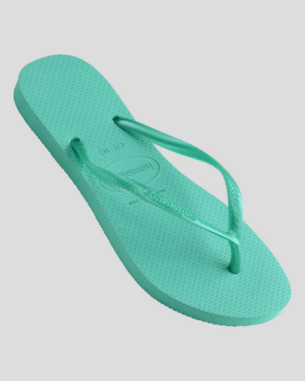 Slim Metallic Thongs
