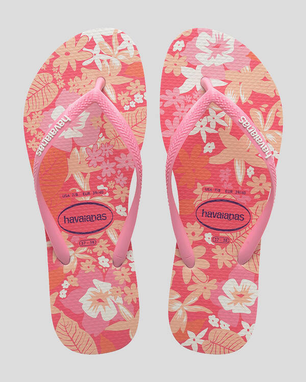 Slim Ditsy Bloom Thongs