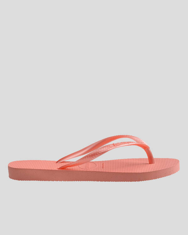 Slim Metallic Thongs