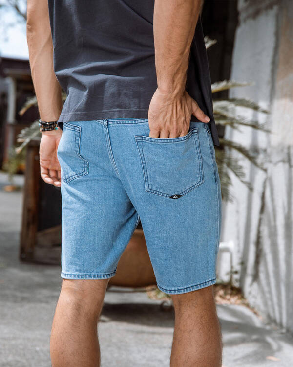 Aqua Cult Aged Denim Shorts