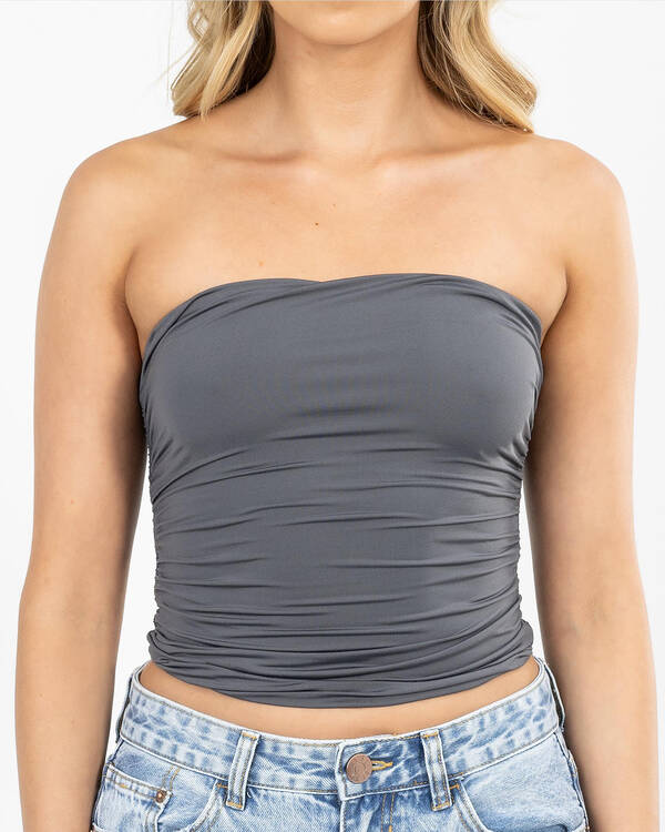 Basic Ruche Tube Top
