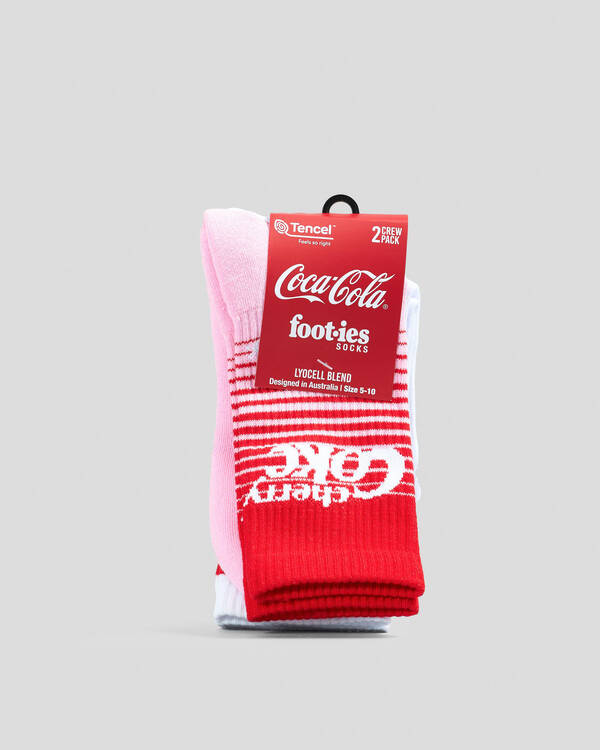 Cherry Coke Micro Sneaker Socks