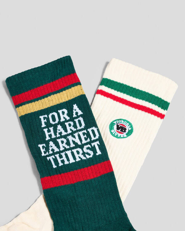 VB Gift Can And Stubby Sneaker Socks 2 Pack