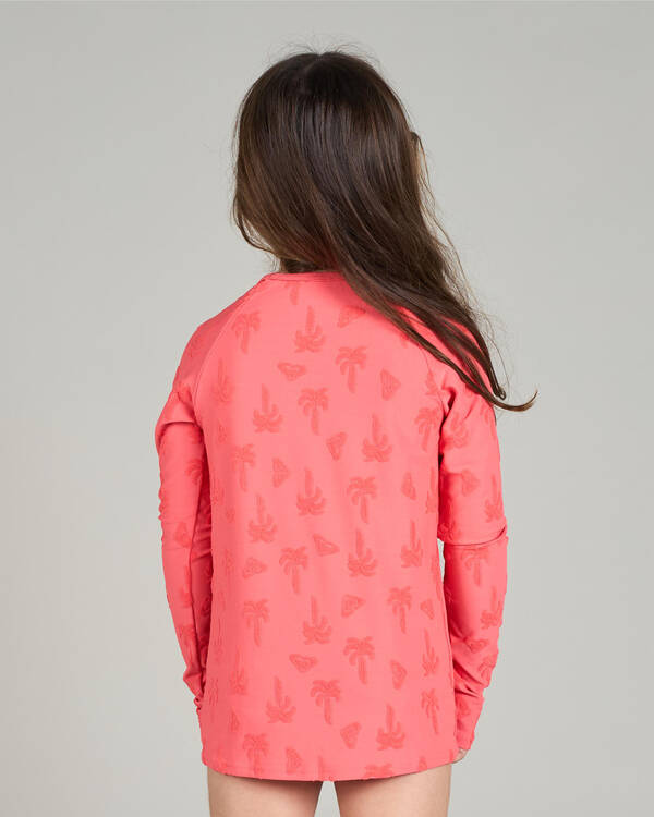 Palm Tree Long Sleeve Rash Vest Set