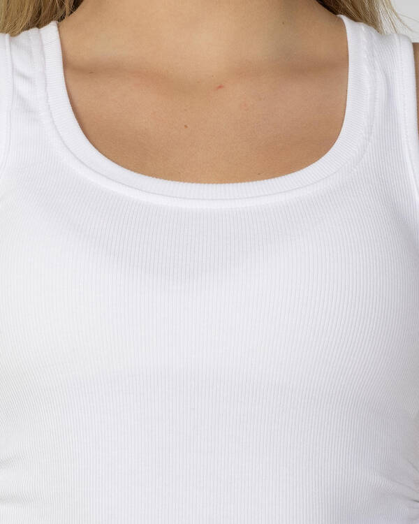 Basic Ruched Side Tank Top