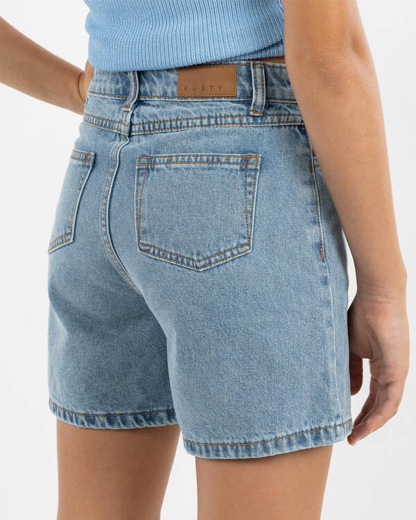 Cyprus High Denim Shorts
