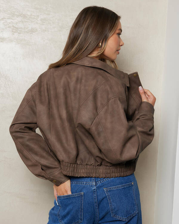 Sphinx Faux Leather Jacket