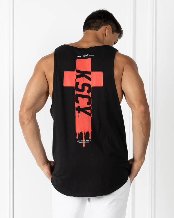 Ripped Raw V-Neck Tank