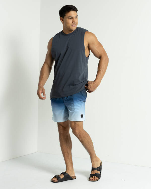 Detection Elastic Waist Shorts