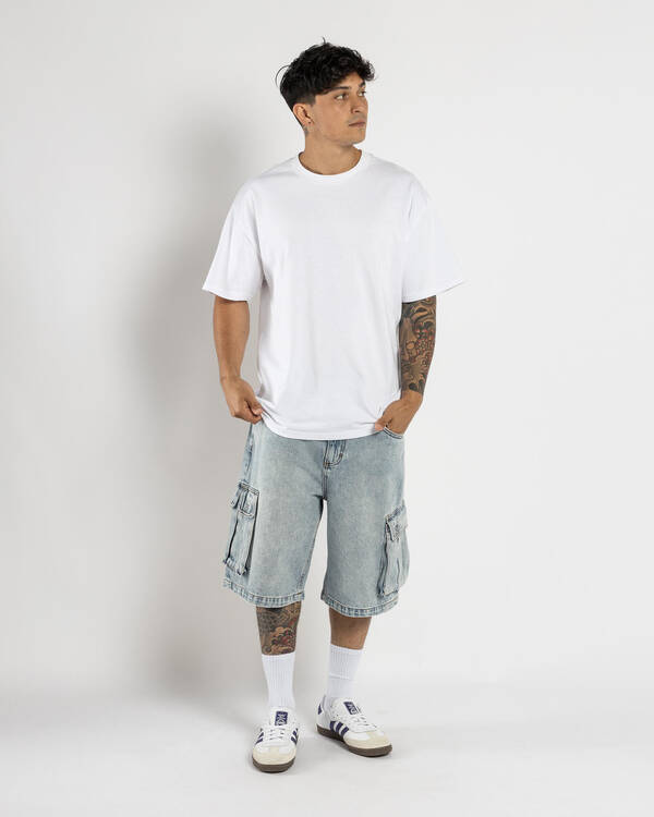 Big Slacker Denim Cargo Shorts