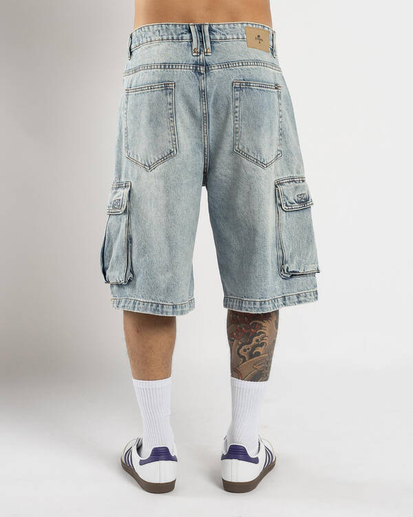 Big Slacker Denim Cargo Shorts