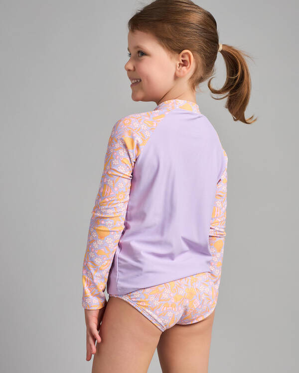 Rainbow Tide Long Sleeve Rash Vest Set