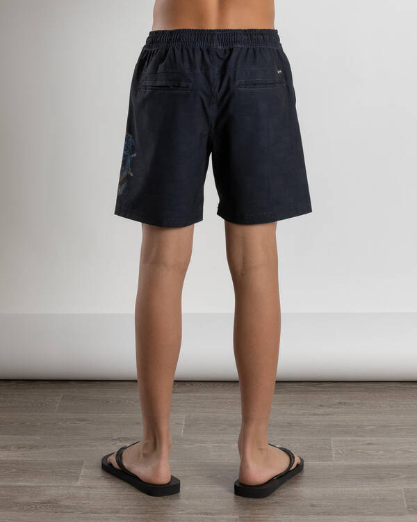 Sea Devil Elastic Waist Shorts
