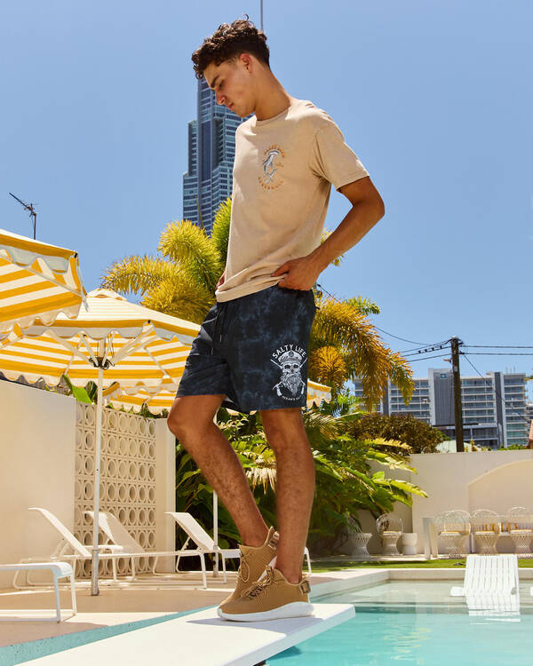 Overboard Elastic Waist Shorts