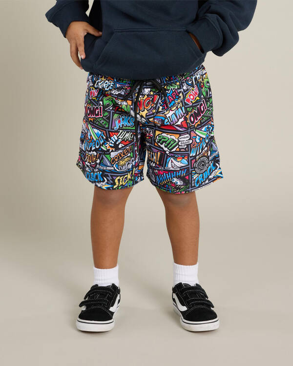 Kapow Elastic Waist Shorts