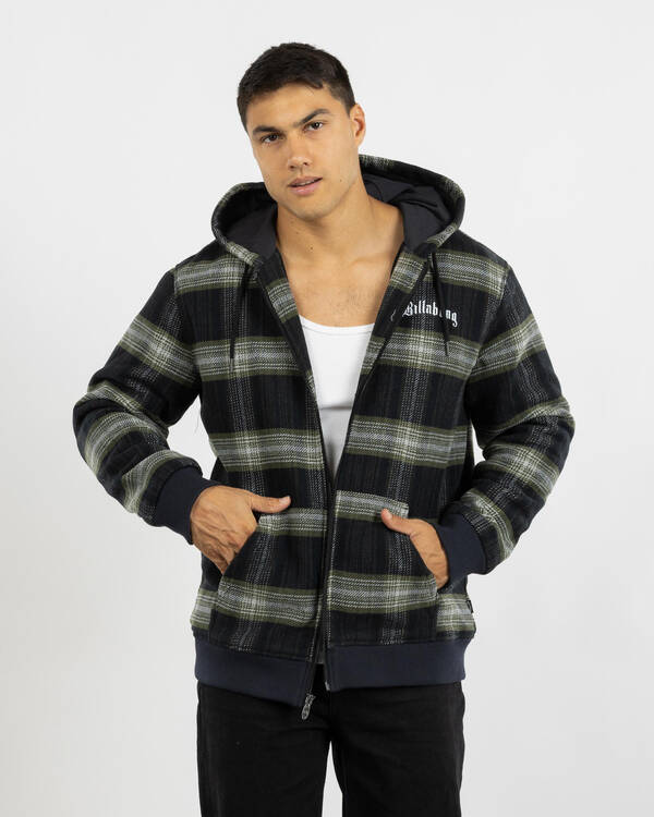 Warped Zip Thru Hooded Jacket