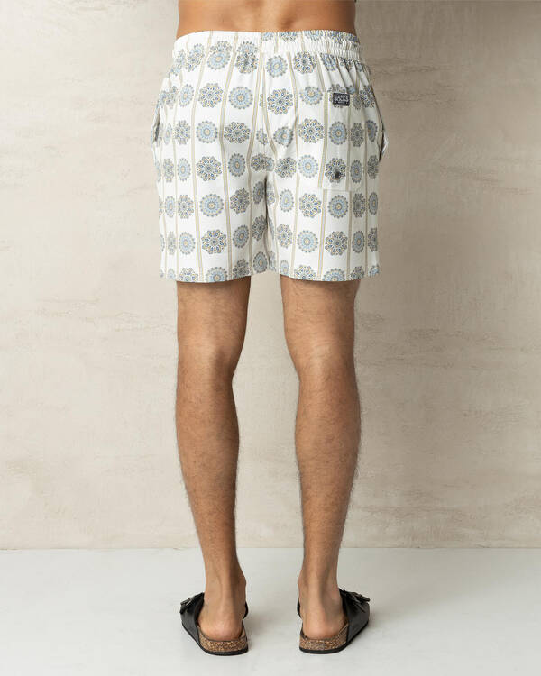 Radial Elastic Waist Shorts