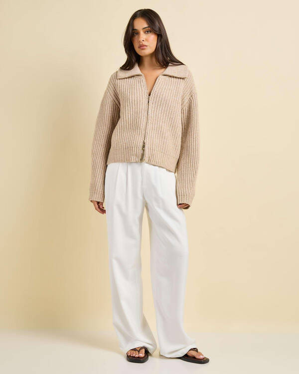 Zeus Double Zip Knit Jumper