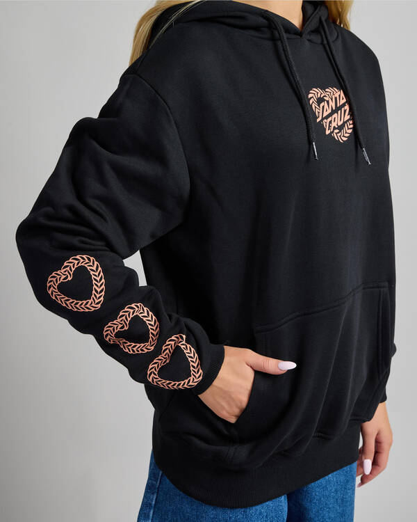 Heart Wreath Set Front Hoodie