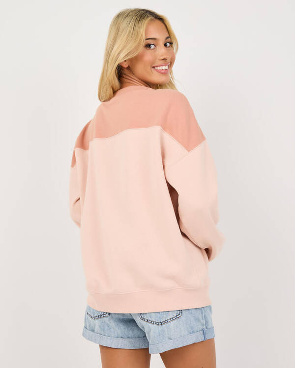 Stone Blocked Crewneck Sweatshirt