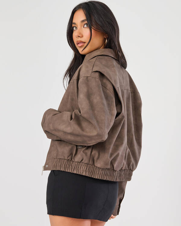 Brando Faux Leather Jacket