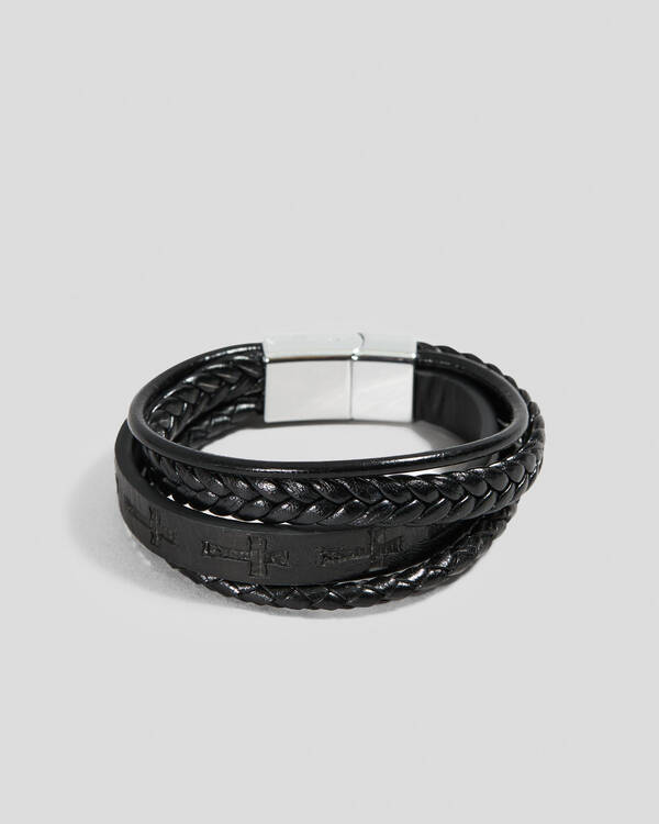 Cross Cuff Multi Bracelet