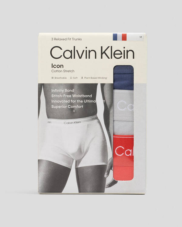 Icon Cotton Stretch Trunk 3 Pack