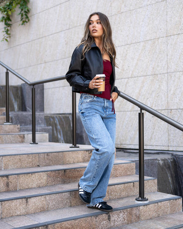 Jett Faux Leather Jacket