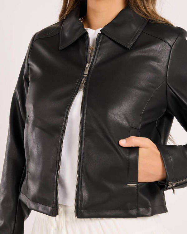 Izzy Faux Leather Jacket