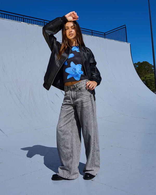 Ace Faux Leather Jacket