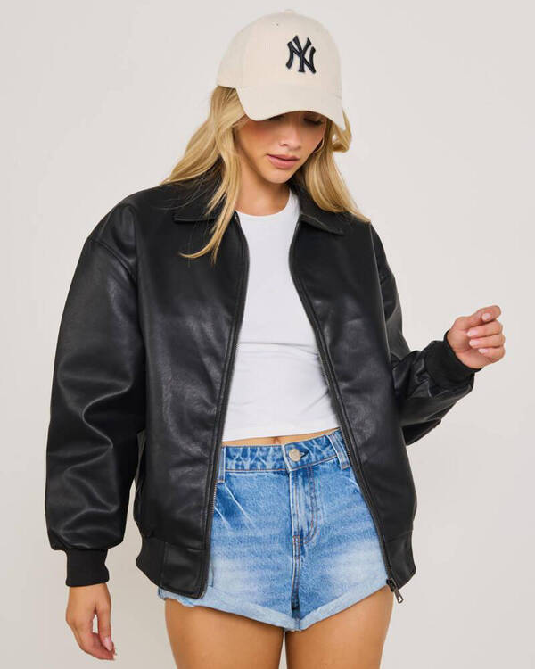 Dean Faux Leather Jacket