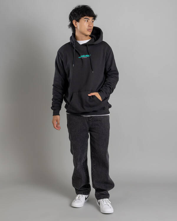Stacked Handled Strip Front Hoodie