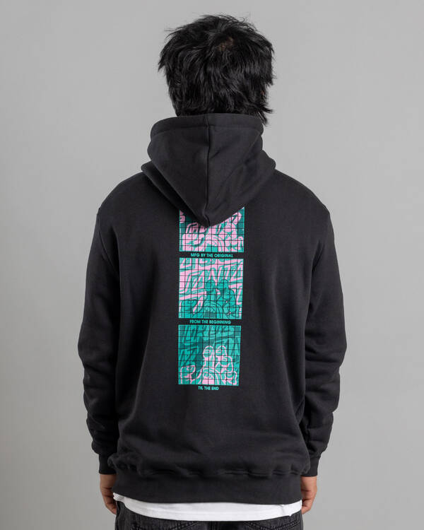 Stacked Handled Strip Front Hoodie