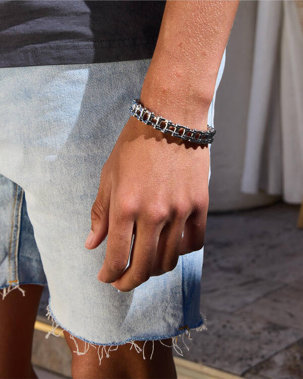 Metal Bike Chain Bracelet