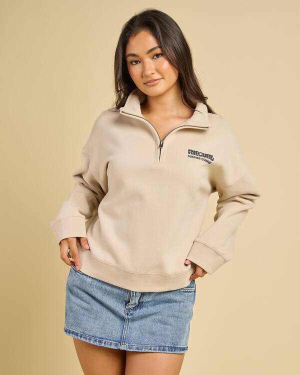 Surf Puff 1/4 Zip Sweatshirt