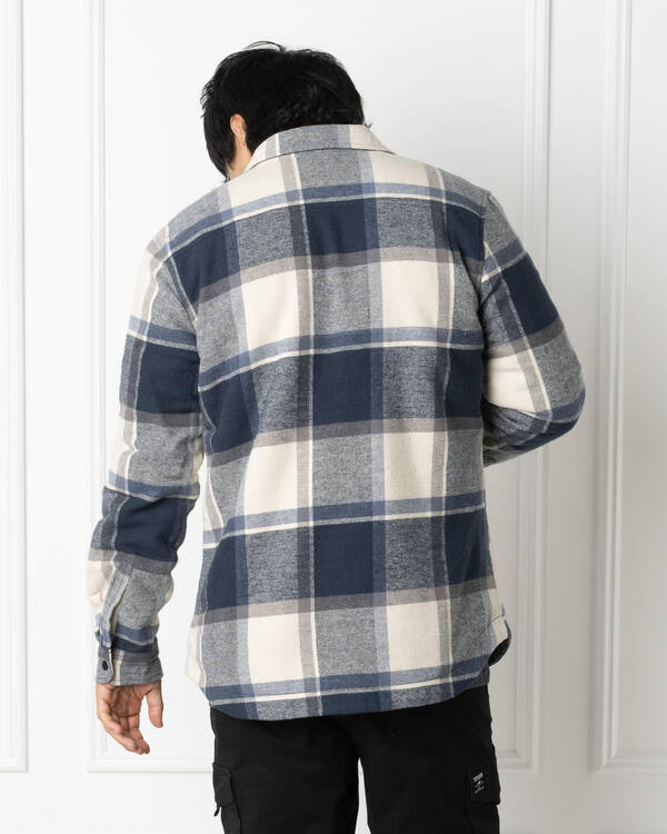 Fractured Long Sleeve Flannel Shirt