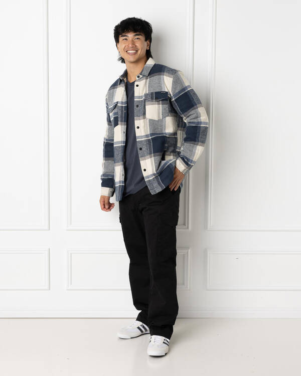 Fractured Long Sleeve Flannel Shirt