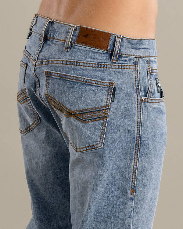 Muster Slim Straight Jeans