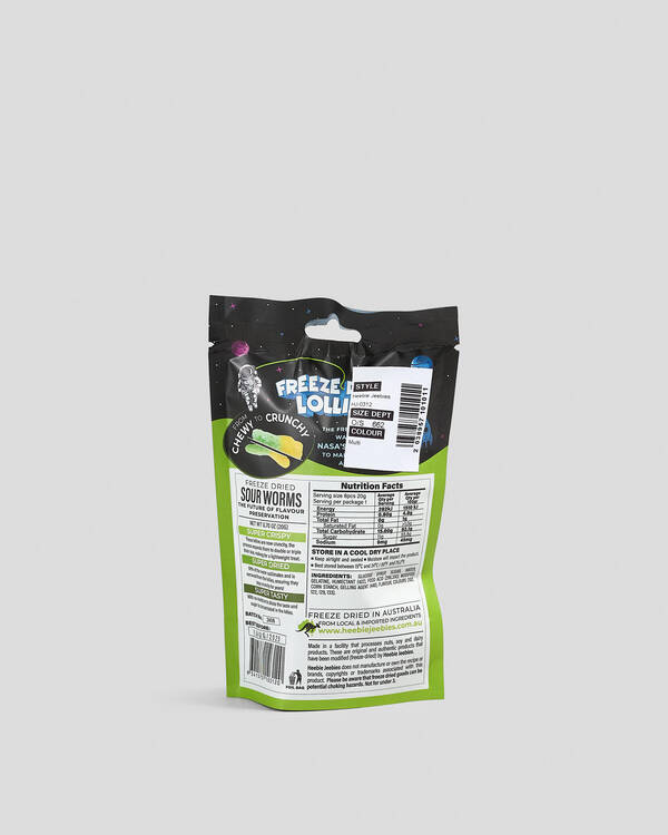Mini Freeze Dried Sour Worm Lollies