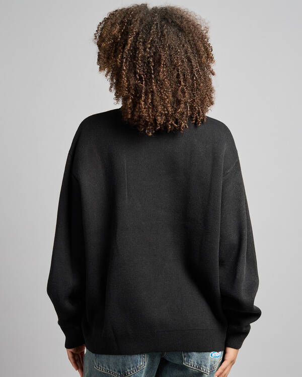 Cherub Box Fit Crew Knit Sweater