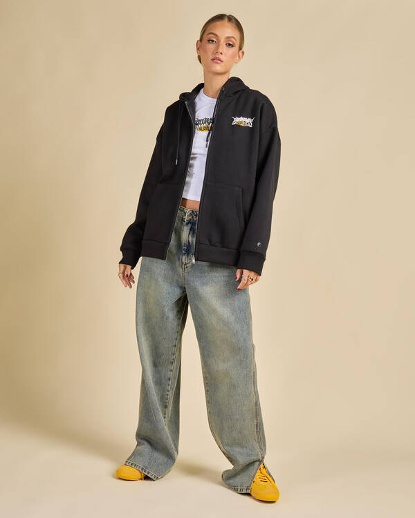 Messenger Zip Front Hoodie