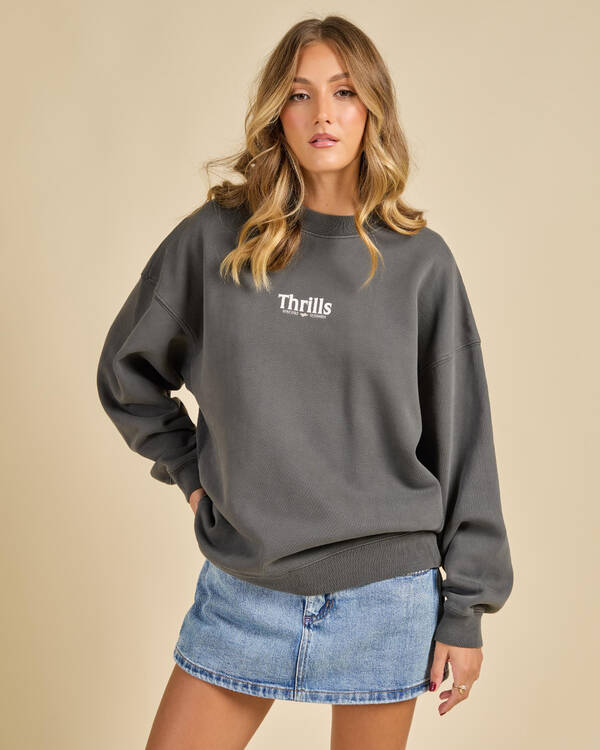 Road To Paradise Cocoon Panel Crew Sweatshirt
