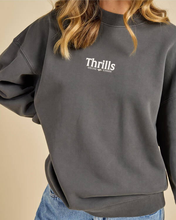 Road To Paradise Cocoon Panel Crew Sweatshirt