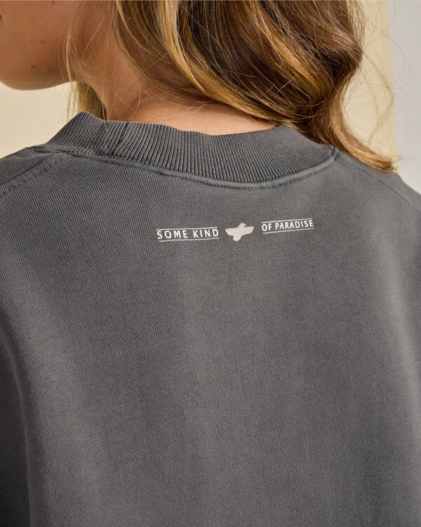 Road To Paradise Cocoon Panel Crew Sweatshirt