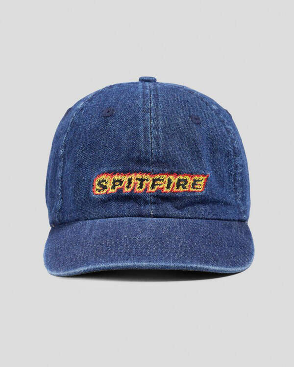 Flames Script Strapback Cap