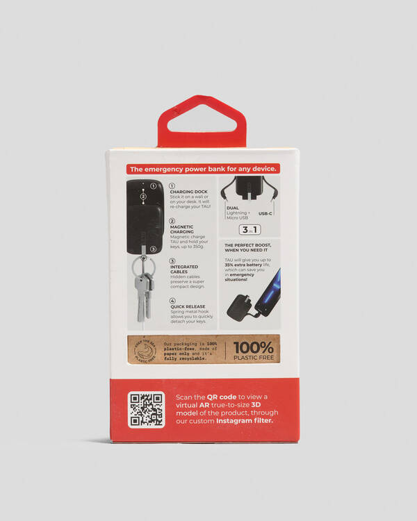 3 In 1 Keyring Powerbank 1400mAh