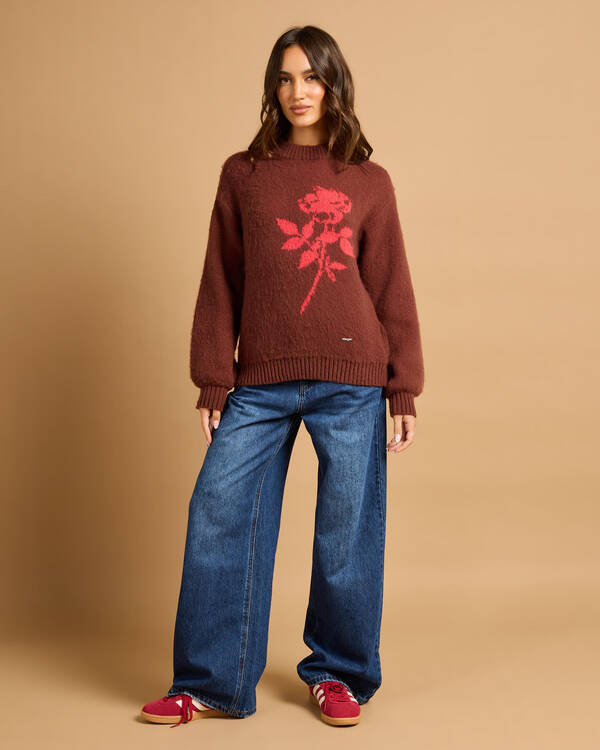 Wild Rose Knit Sweater